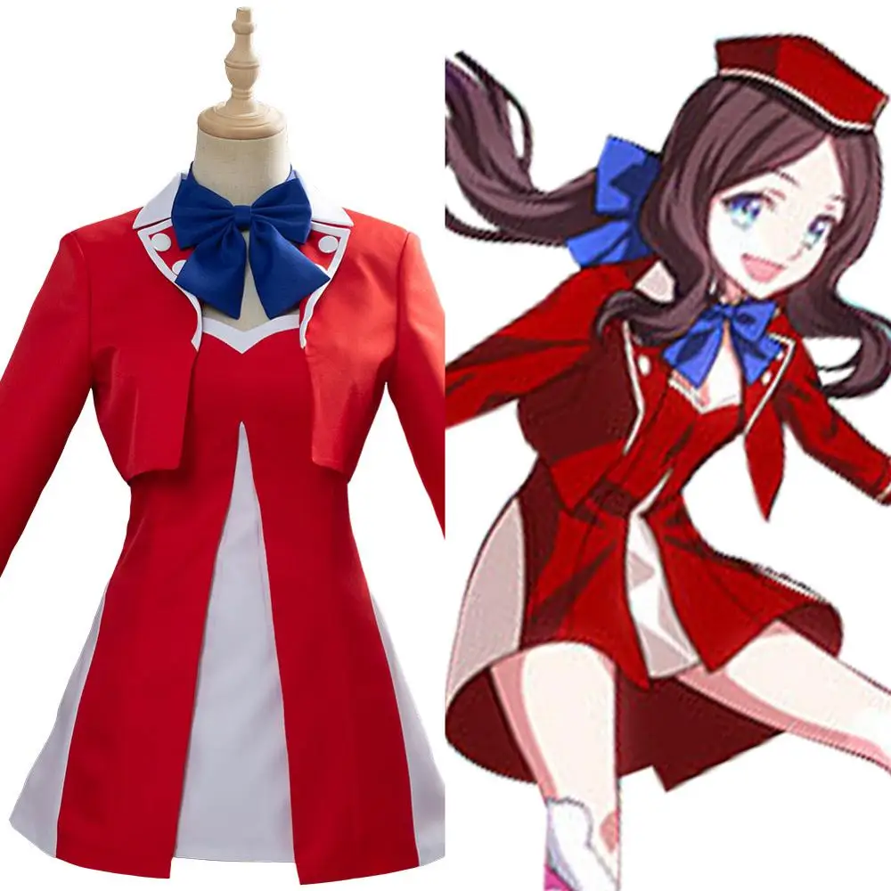 Fate Grand Order Косплей Leonardo da Vinci Лилия костюм Халдея парк Униформа красное платье FGO
