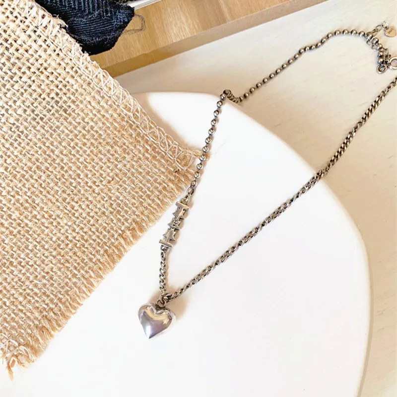 YIZIZAI подвеска в форме сердца ожерелье модное простое современное новый дизайн