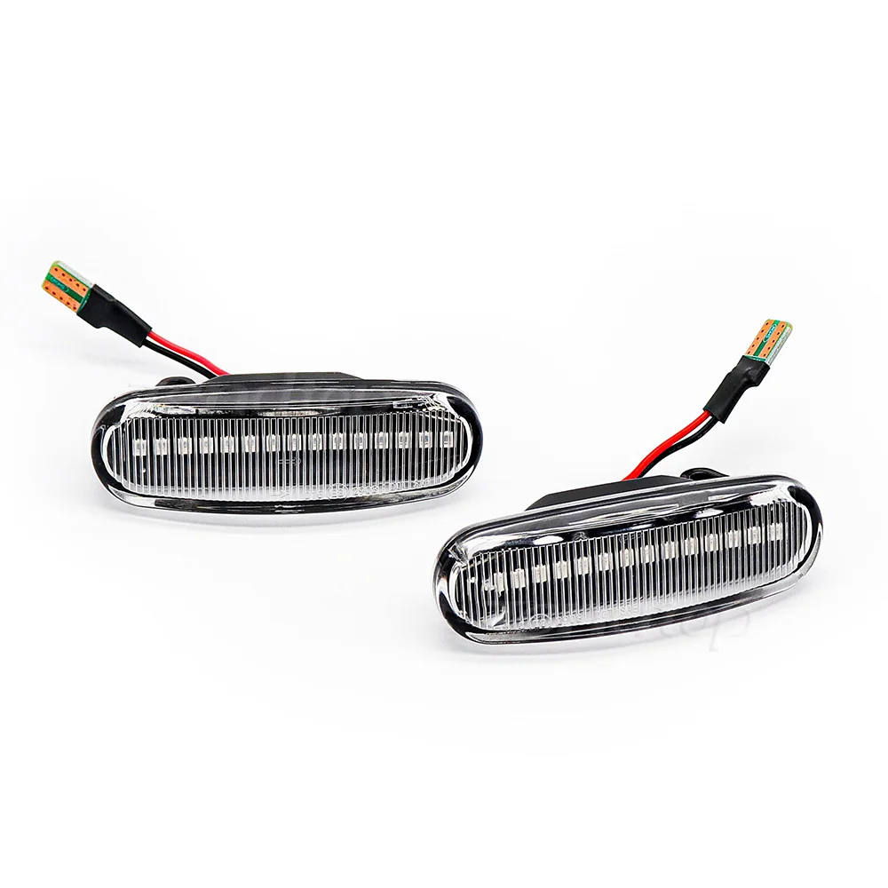 

For Fiat Panda Punto Evo Stilo Qubo Peugeot Citroen Lancia Musa350 Led Dynamic Side Marker Turn Signal Light Sequential Blinker