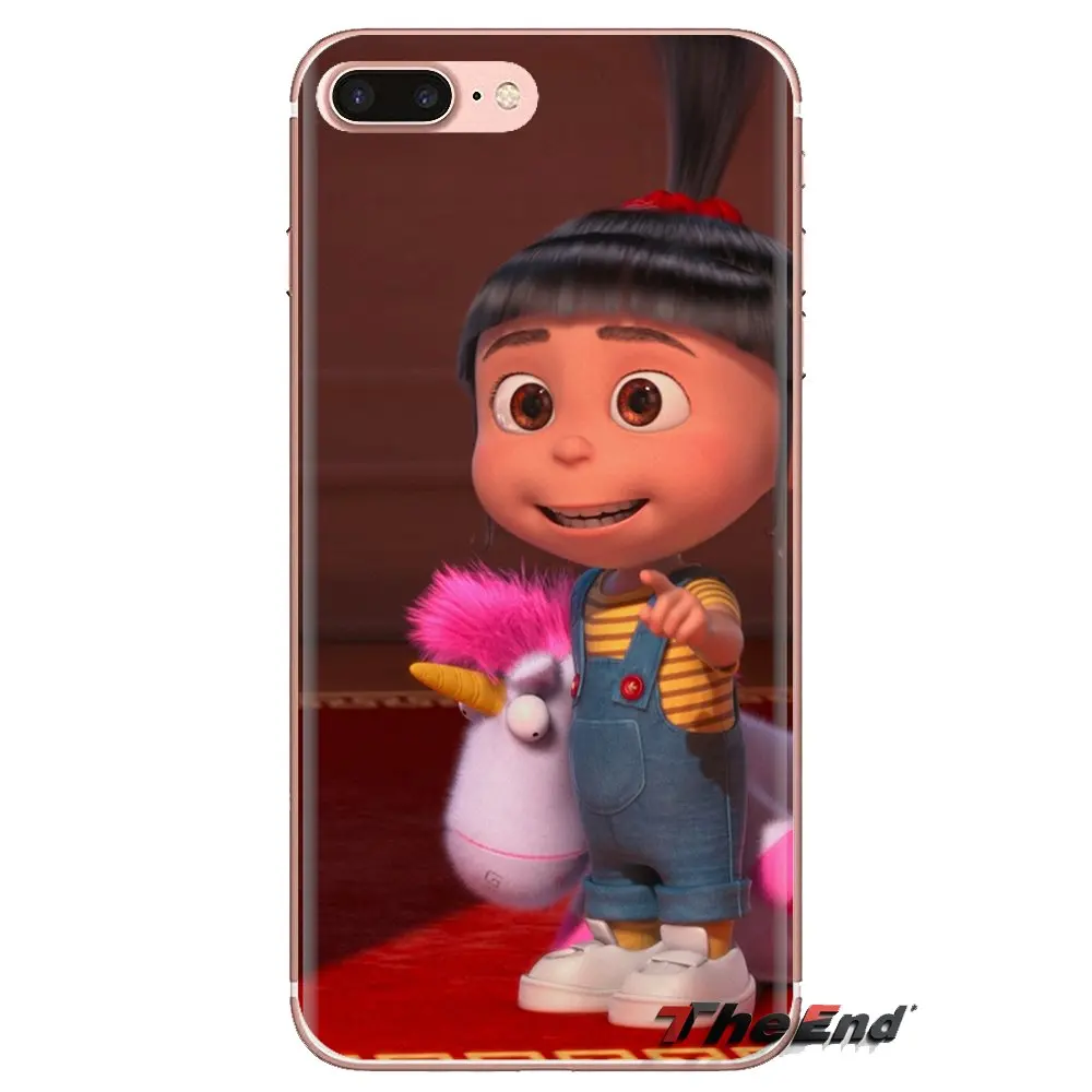 For iPhone XS Max XR X 4 4S 5 5S 5C SE 6 6S 7 8 Plus Samsung Galaxy J1 J3 J5 J7 A3 A5 lovely agnes despicable me Phone Skin Case |