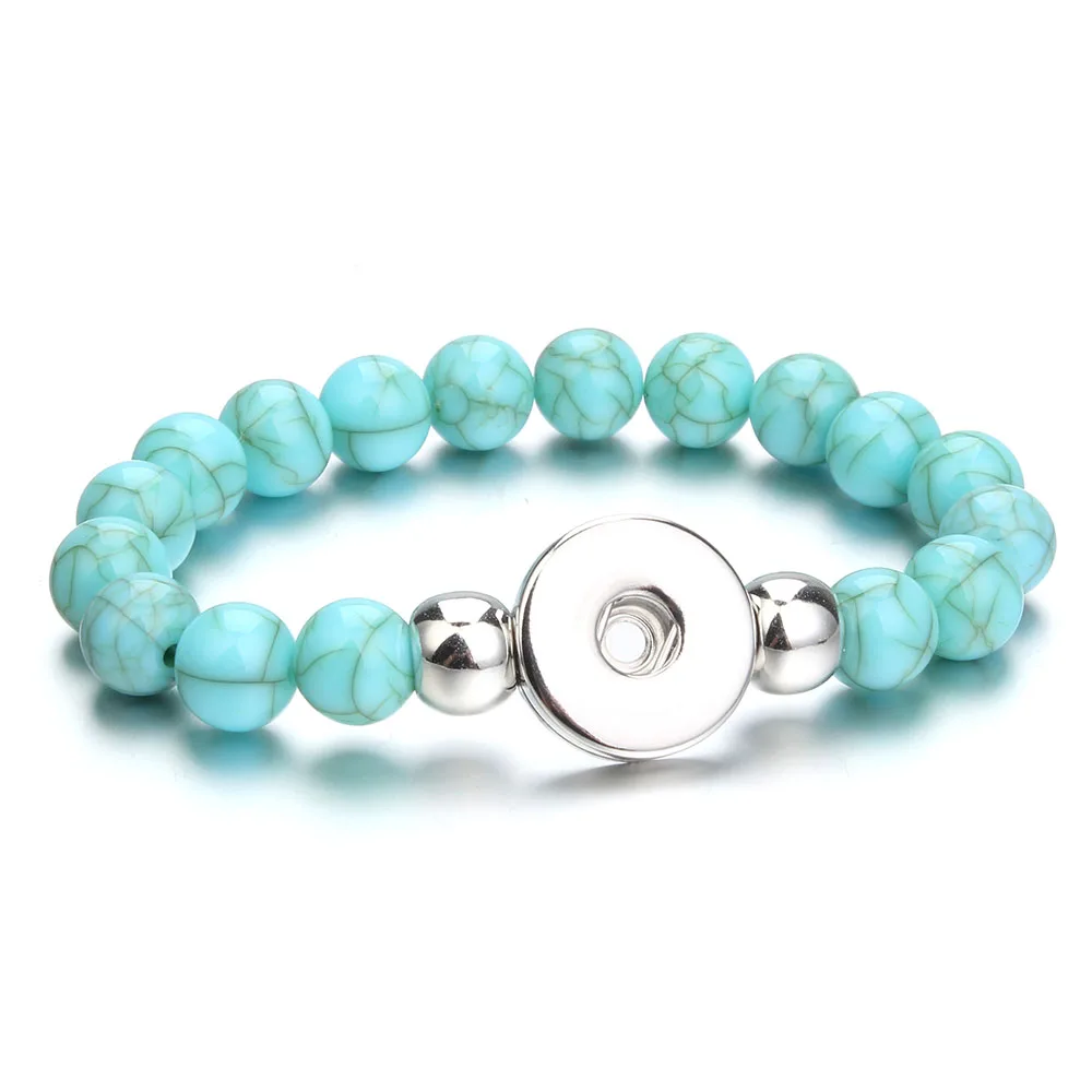 Новый браслет с застежкой 18 мм застежкой-кнопкой женский подарок трещинами