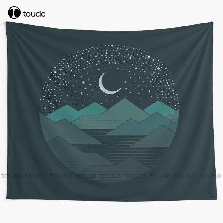 

Between The Mountains And The Stars Tapestry Wall Tapestry Cheap Blanket Tapestry Bedroom Bedspread Decoration Wall Covering