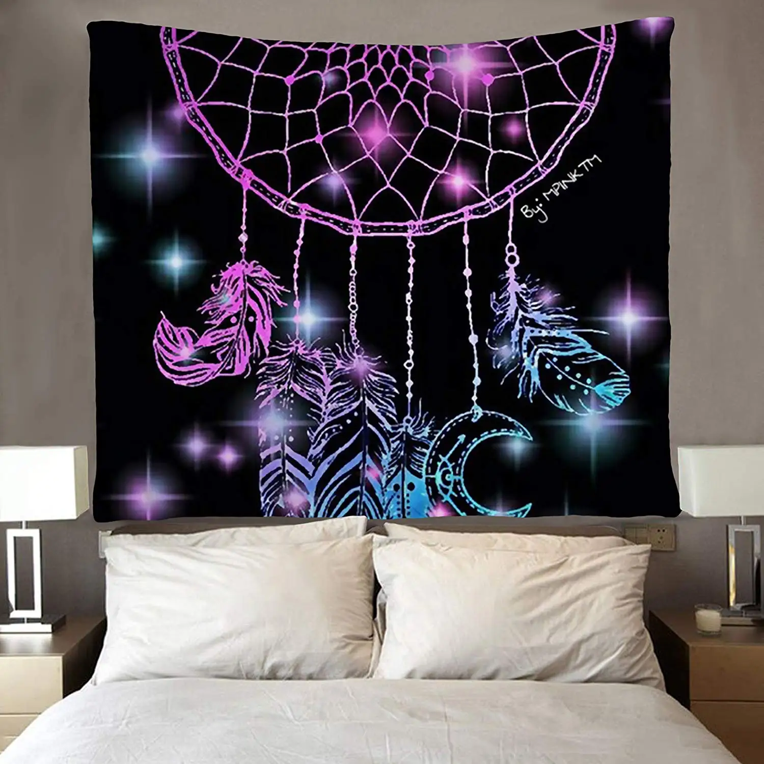 Ловец снов гобелен искусство стены хиппи для спальни гостиной