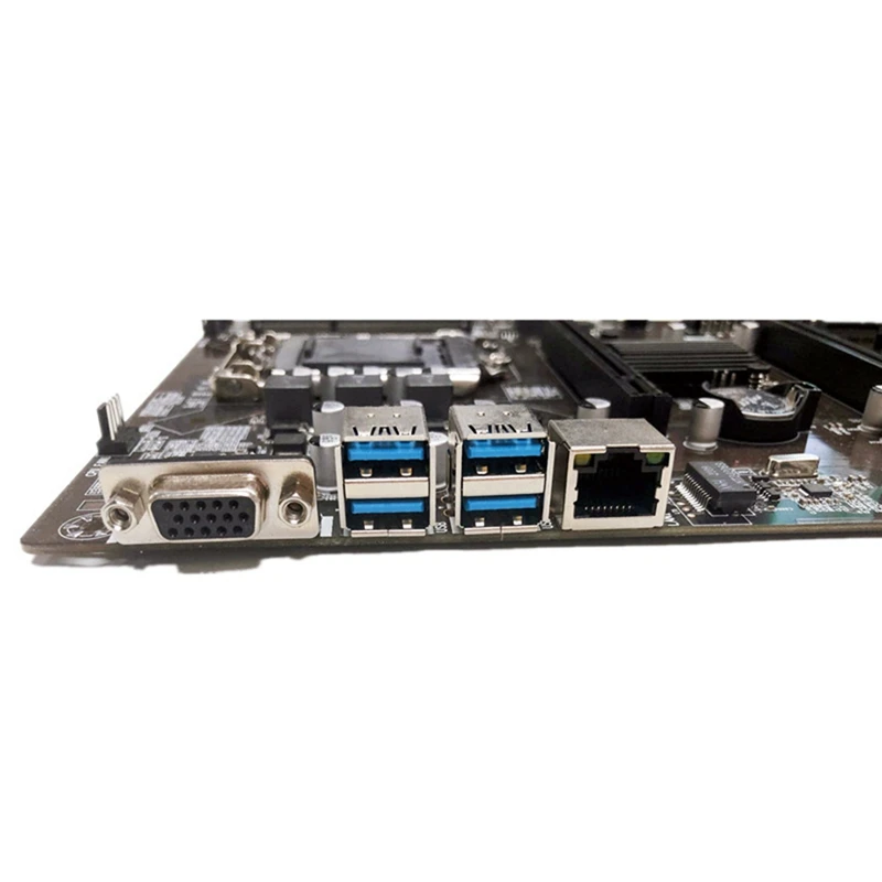 b85 btc mining motherboard with switch cable lga1155 8pci e 65mm large spacing graphics card slot desktop motherboard free global shipping
