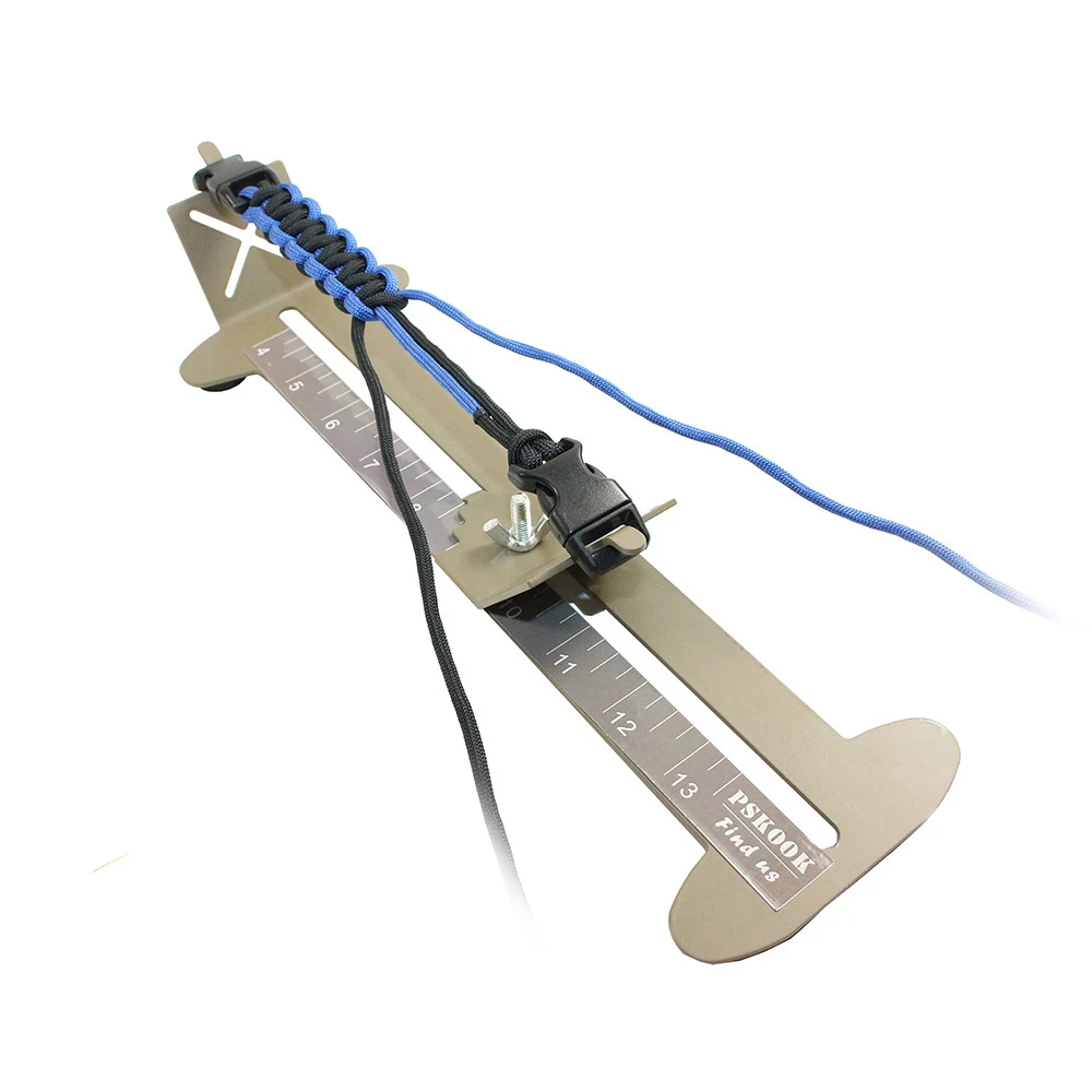 New Monkey Fist Jig and Paracord Jig Bracelet Maker Paracord Tool Kit Adjustable Metal Weaving DIY Craft Maker