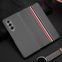 case for samsung galaxy z fold3 fold2 5g bumper cover on samsun galaxi fold 3 2 7 6 protective coque folding 360 genuine leather