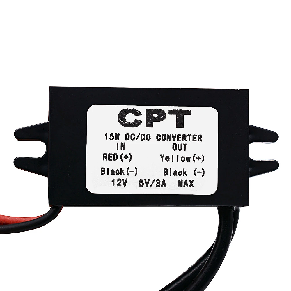 Двойной 2 USB автомобильный преобразователь DC мощность 12 В до 5 3 А 15 Вт модуль Micro