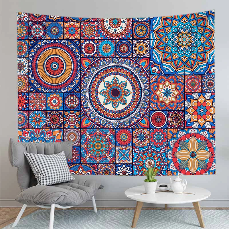 

3D Mandala Wall Hanging Tapestry Living Room Decor Home Decoration