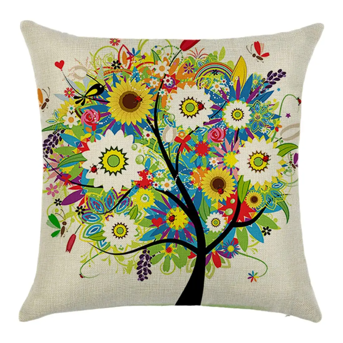 Four Seasons дерево декоративные чехлы на диванные подушки 18 &quotX 18" размером 45*45 см