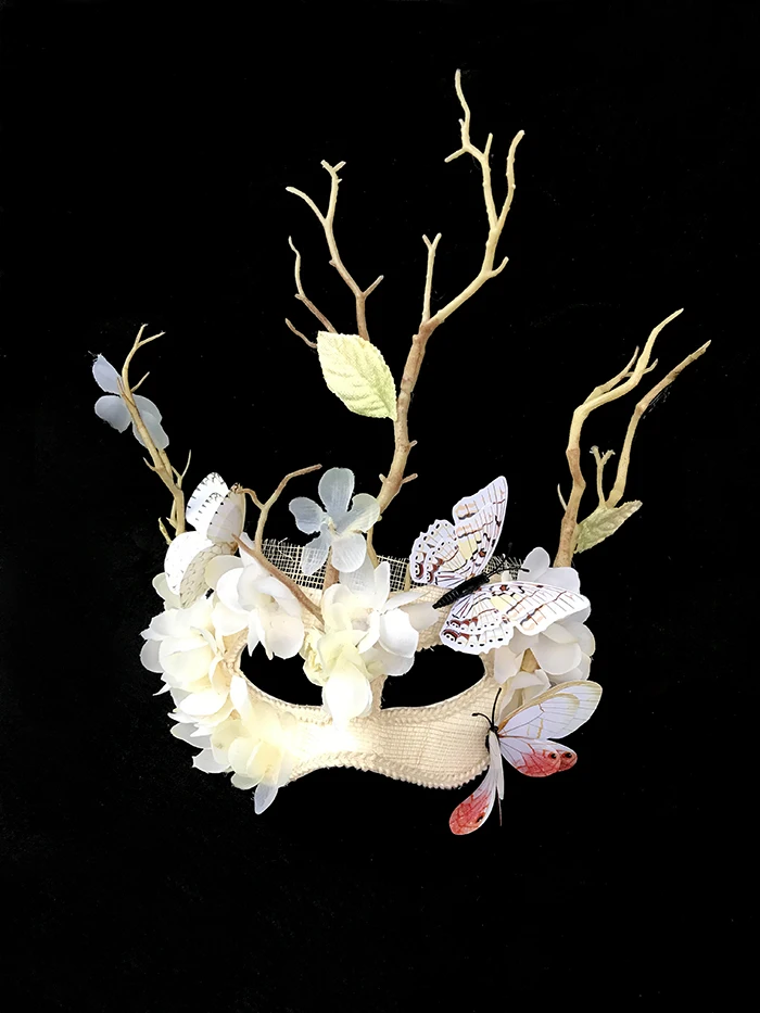 Маска бабочка-ветка маска для танцев вечеринки косплей на Хэллоуин Рождество