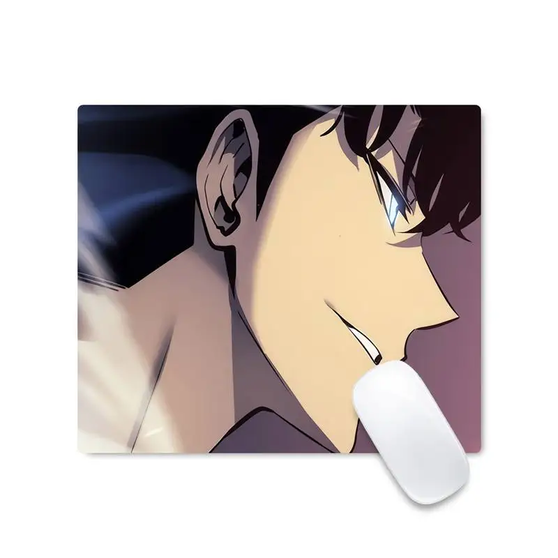 

solo leveling Durable Rubber Mouse Mat Pad Desk Table Protect Office Work Square Mouse Mat pad Non-slip Cushion