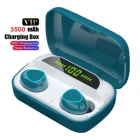 Оригинальные наушники M10 TWS с зарядным боксом, 3500 мАч, Bluetooth 5,1, беспроводные наушники, водонепроницаемые наушники, спортивные наушники с микрофоном