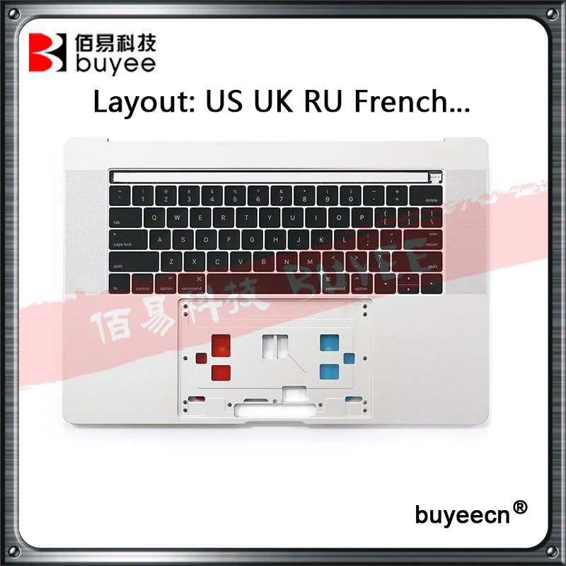 

Оригинальный 99New A1707 чехол для рук TopCase Для MacBook Pro Retina 15 дюймов A1707 2016 2017 США Великобритания RU французская итальянская клавиатура серебристо-серый