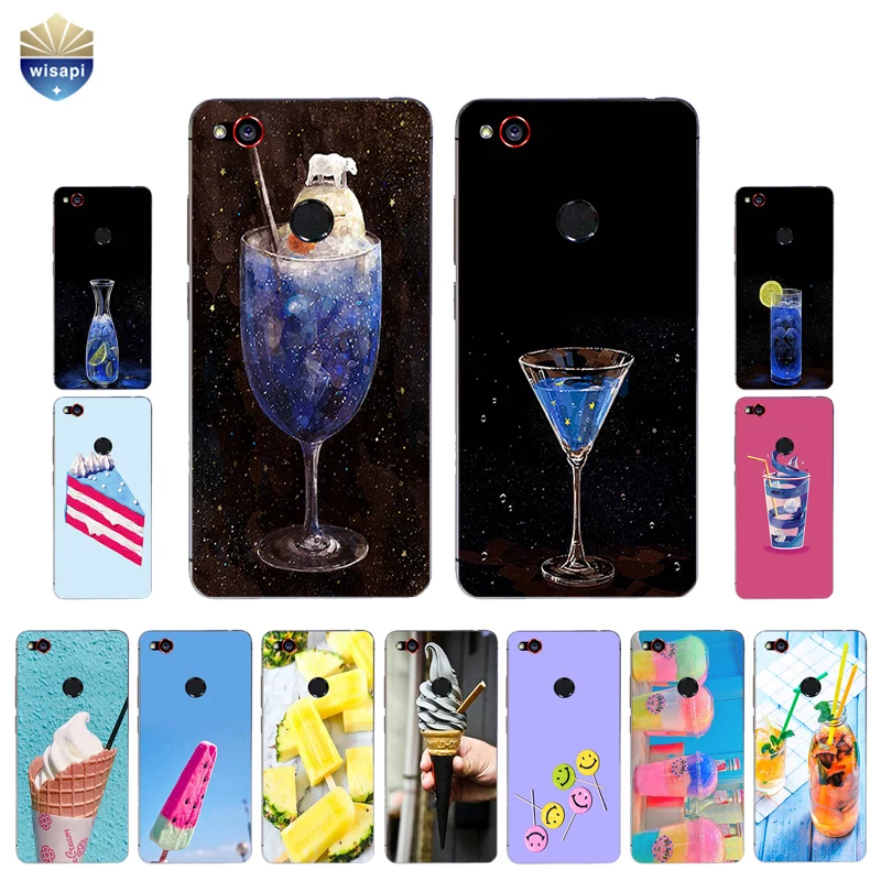 Чехол для телефона ZTE Nubia Z9 MAX Z11 / Mini чехол MiniS из ТПУ с рисунком напитков
