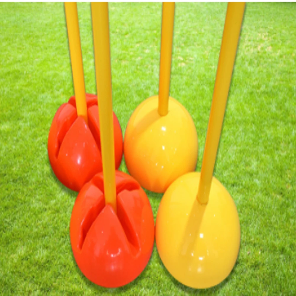 

Factory wholesale high quality soccer training equipment flagpole base cross water injection base of marker pole cross base