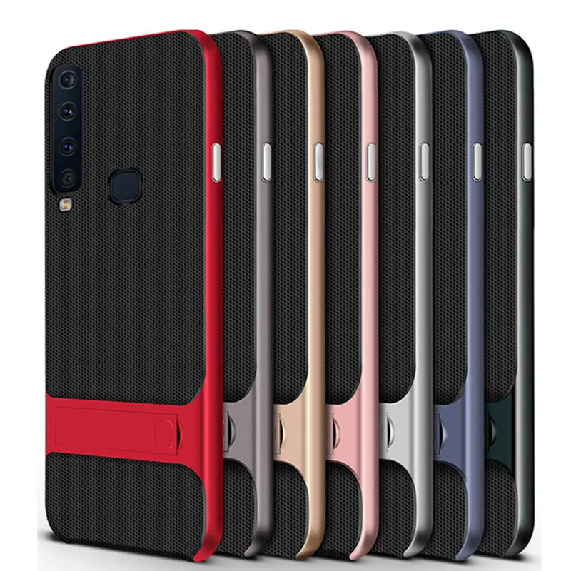 Роскошный Полный чехол для Samsung Galaxy A9S A9 2018 чехлы телефонов 3D подставка TPU PC