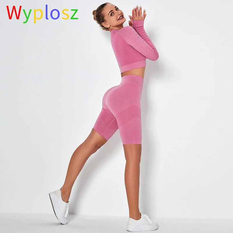 

Wyplosz Fitness Clothing Female Women's Tights Sports Suit Sport Bh Seamless Gym Sport Clothes Yoga Set Two Peices Set For Women