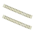 Наклейки для ключей Kalimba, 2x17 ключей, для начинающих учеников