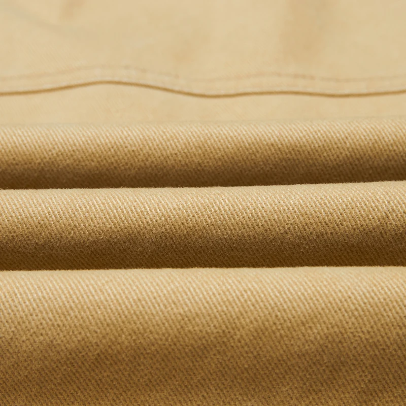 Мужская джинсовая куртка с длинным рукавом MJstyle сезон осень-зима 2021 цвета хаки