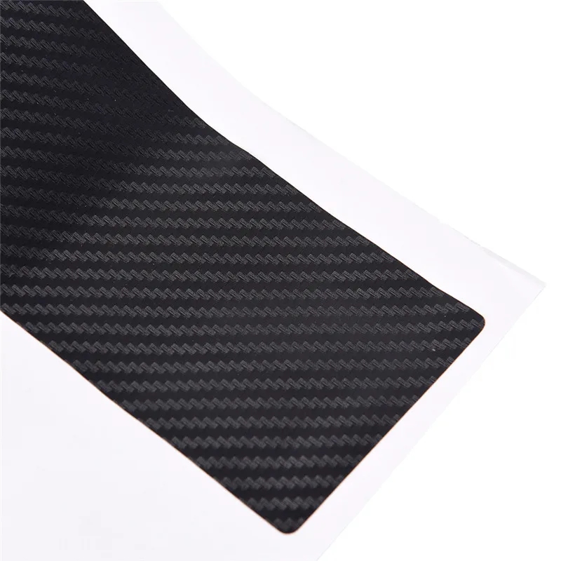 4Pcs/lot Carbon Fiber Look Car Sticker Black Door Plate Stickers Sill Scuff Cover Anti Scratch Decal Universal For All | Автомобили и