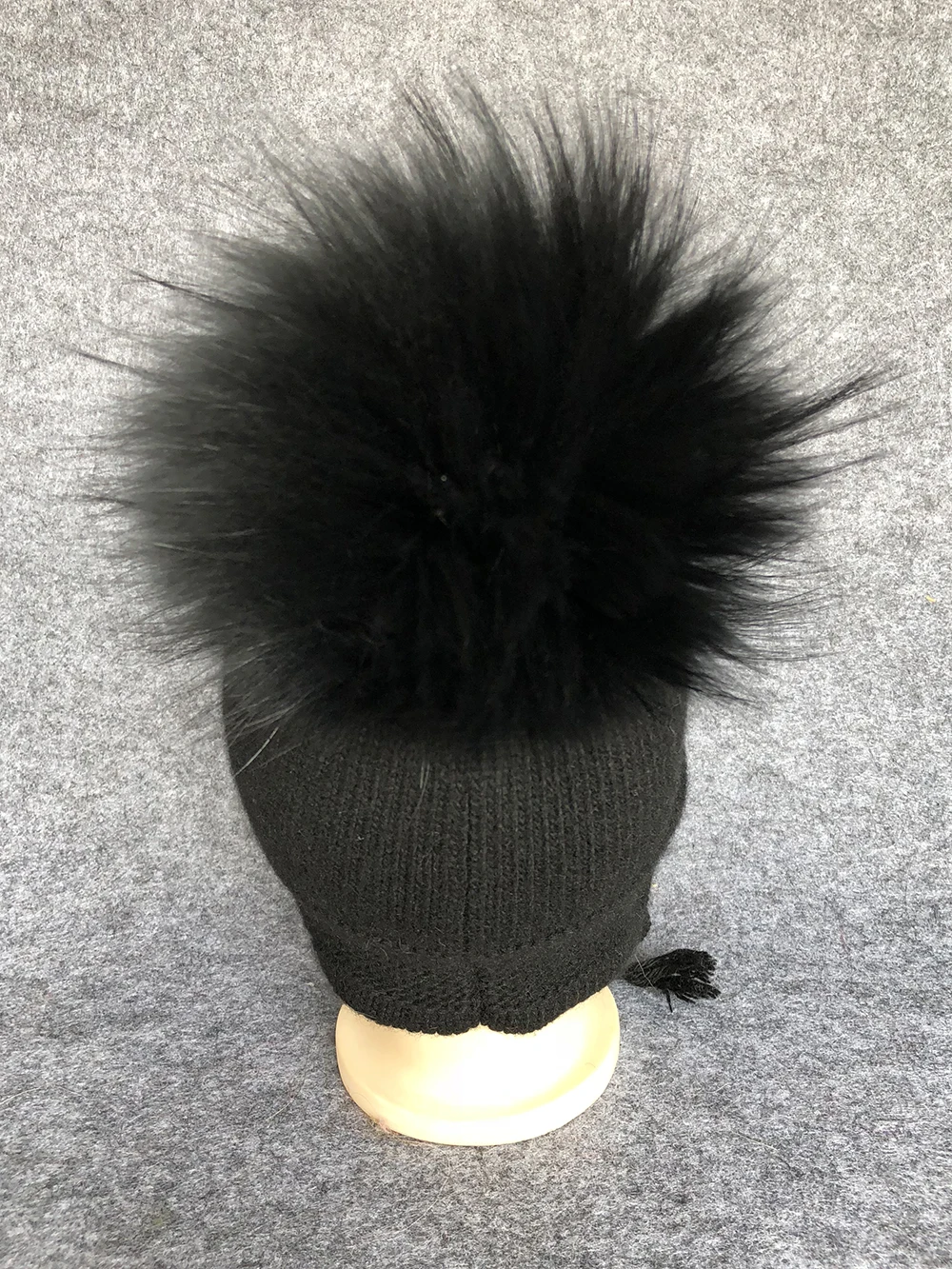 Детская шапка-бини с помпоном милые вязаные шапки из ангоры для малышей