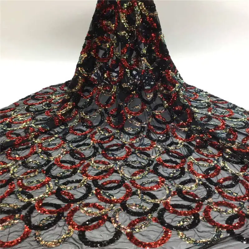 Новейшие африканские кружевные ткани высокого качества 2020 нигерийская