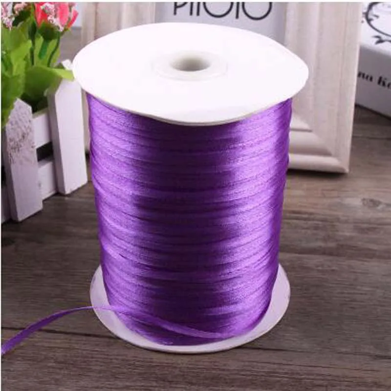 

Атласная лента, 1/8 дюйма, 3 мм, 880 ярдов/рулон