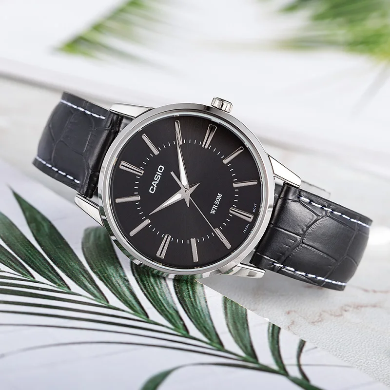 Оптическими зумом Casio Часы Бизнес простой Для мужчин мужские часы MTP 1303L