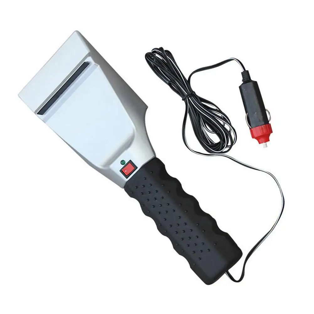 

Скребки для льда для лобового стекла автомобиля 12 В, скребок для льда с электрическим подогревом, зимние автомобильные аксессуары