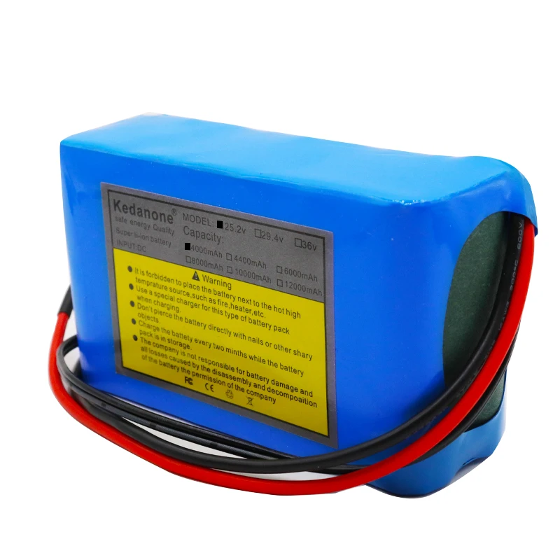 24V 4Ah 6S2P 18650 аккумулятор литий ионный 25 2 v 4000mah Электрический велосипед