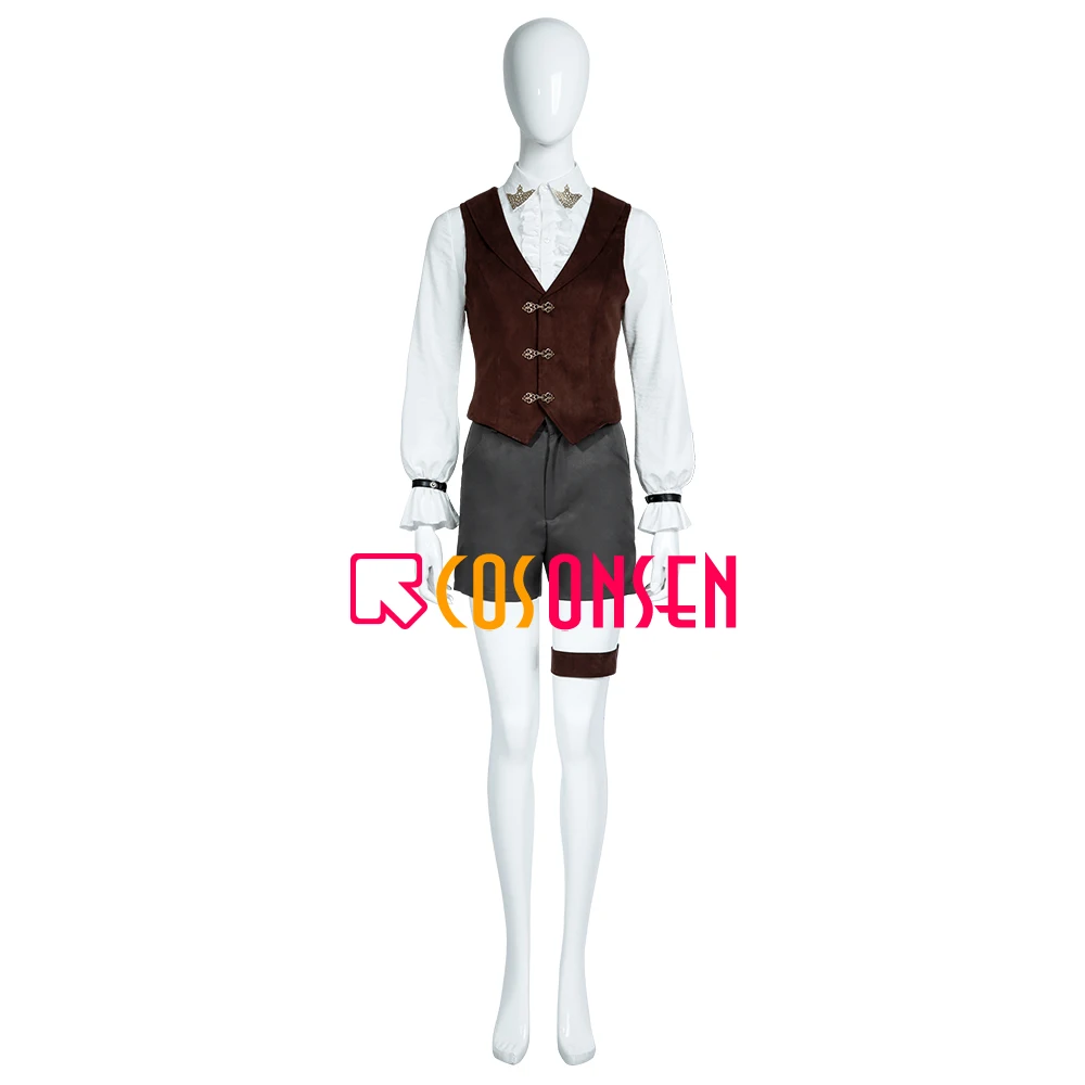 Koop Belofte Van Wizard Noordelijke Land Sneeuw Wit Cosplay Kostuum Hot Game Outfit Met Mantel Cosplayonsen Custom Made