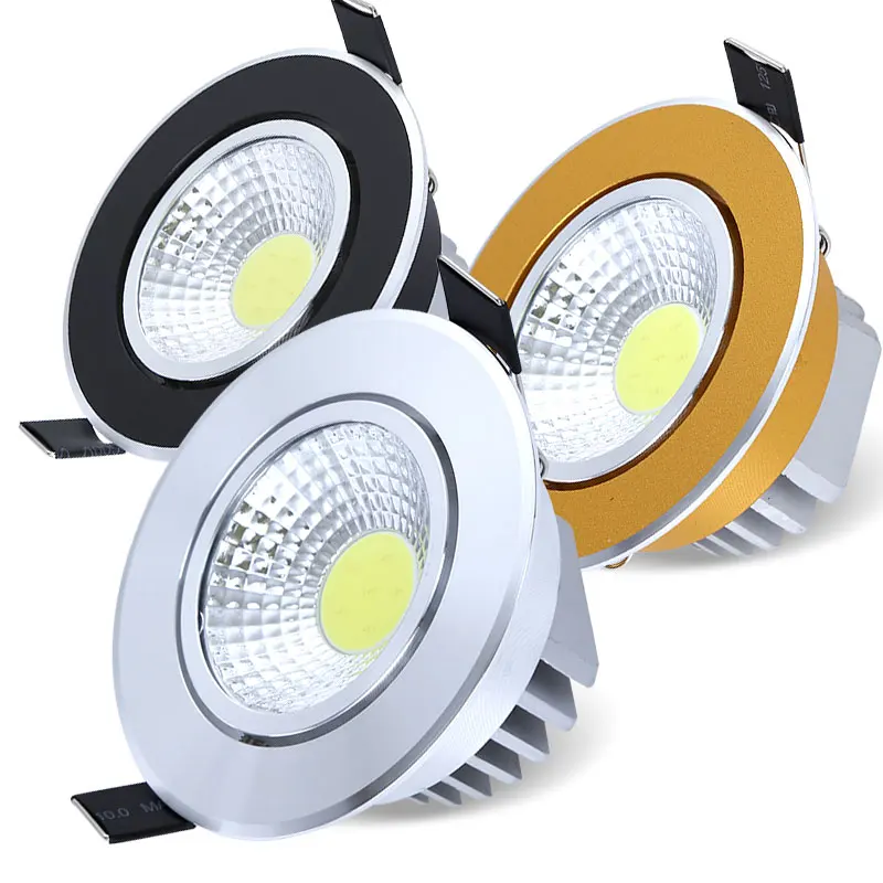 

Dimmable LED downlight adjustable angle COB ceiling spotlight 3w 5w 7w 9w 12w 15w recessed ceiling light AC85-265V