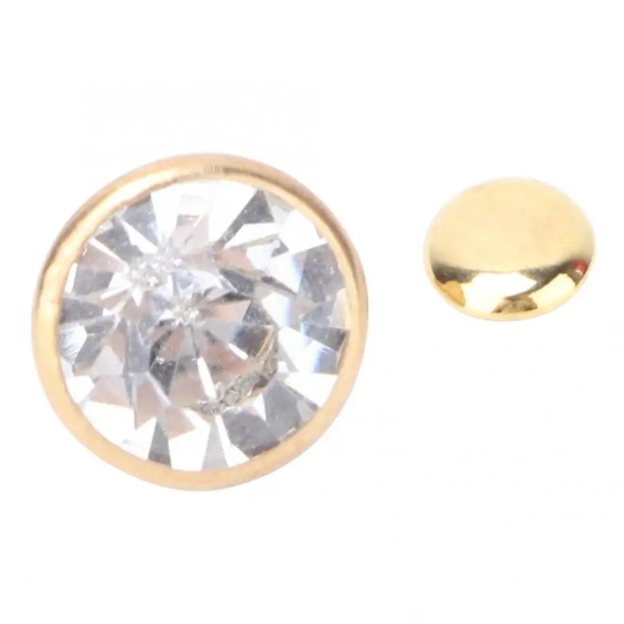 100 шт. заклепки 12 мм с инкрустацией стразами|Заклепки для одежды| |