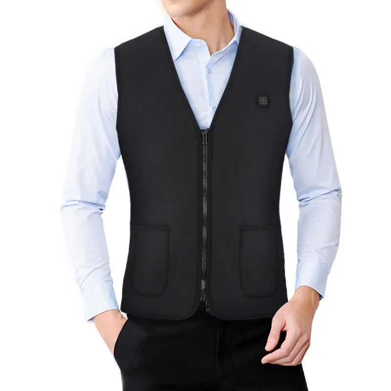 Electric Vest Charging Heating Carbon Fiber USB Waist Fever Plus Velvet Warm | Спорт и развлечения