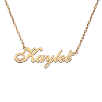 god with love heart personalized character necklace with name kaylee for best friend jewelry gift
