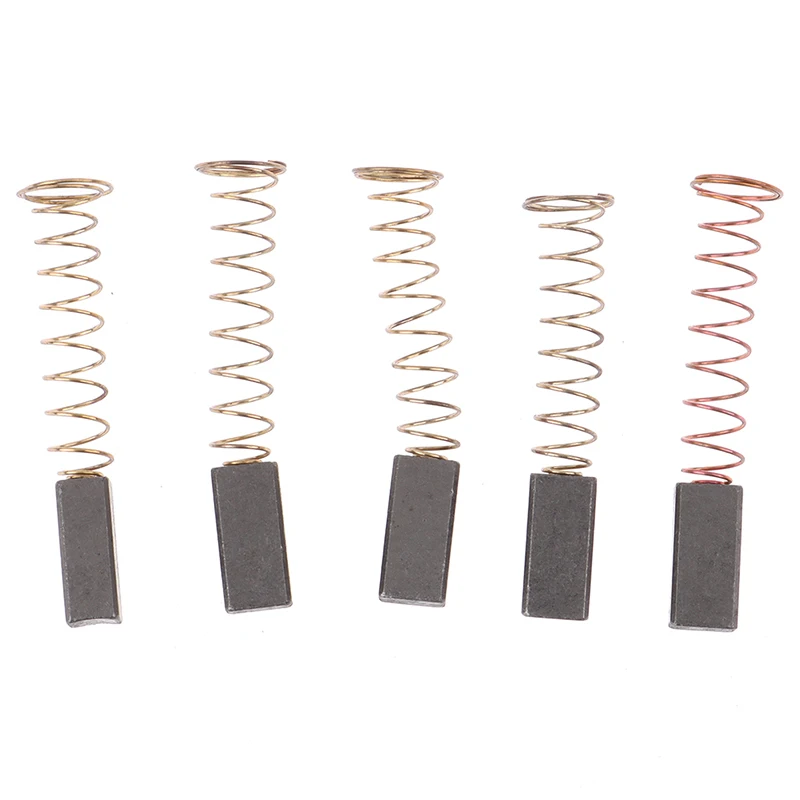 

Новинка, 5 шт. угольные щётки, а также смазывайте механизм проволочные выводы Генератор универсальный электродвигатель Замена 4,5x6,5x20 мм