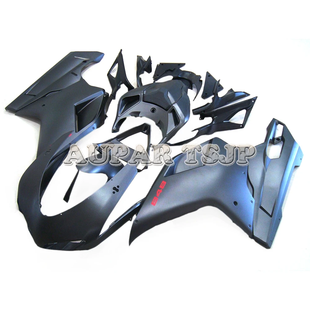 

Motorcycle Fairing kit For Ducati 1098/848/1198 2007 08 09 2010 2011 2012 Cowlings Complete Matte Black and Red decals Bodywork