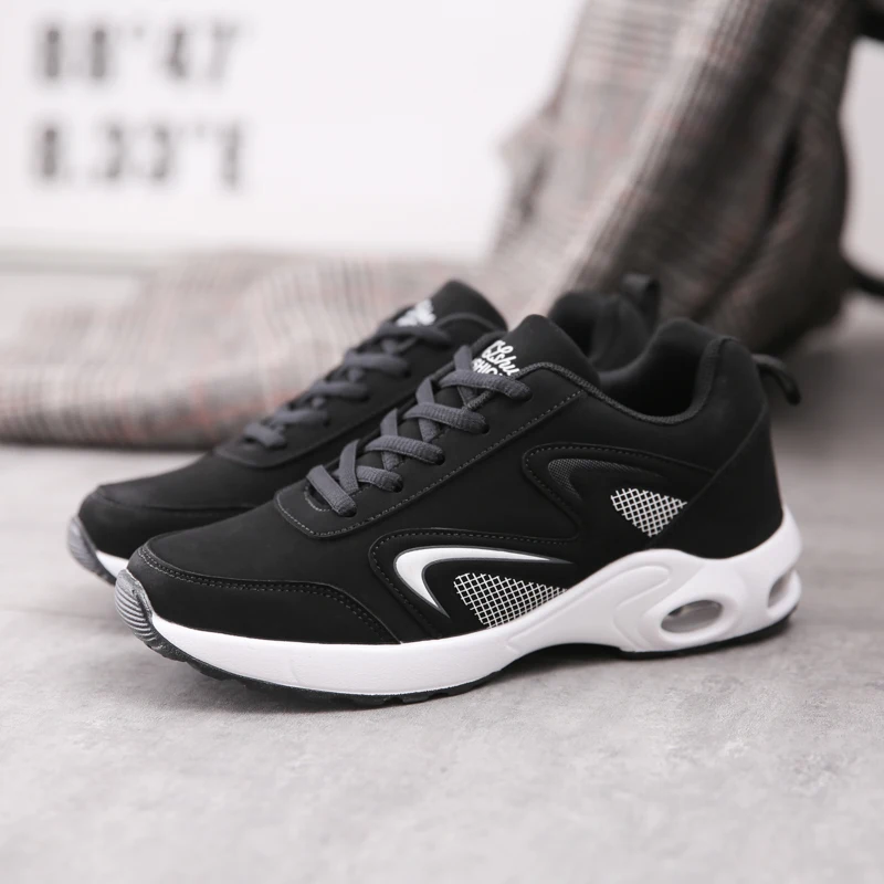 RUMDAX Air Cushion Women Tennis Shoes Black Breathable Wear-resistant Fitness Sport Shoes Outdoor Basket Femme Sneakers