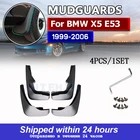Брызговики для BMW X5, E53, 1999, 2000, 2001, 2002, 2003, 2004, 2005, 2006