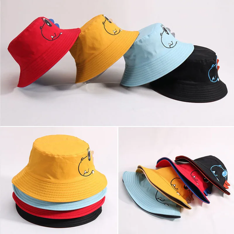 

Dinosaur Baby Hat Soft Baby Girls Boys Bucket Hat Spring Summer Children Kids Hats Infant Toddler Beach Sun Caps