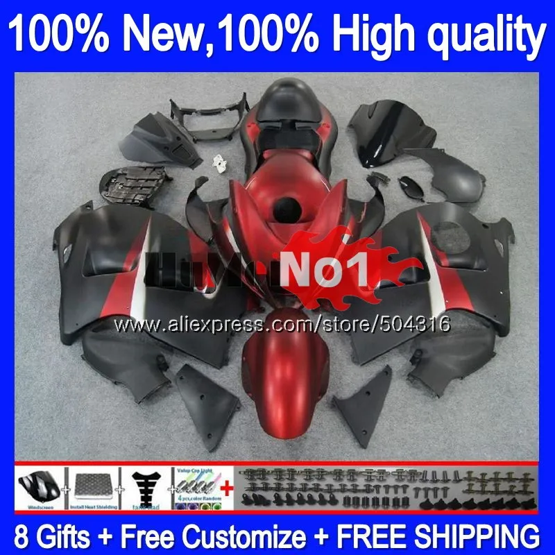 

GSXR-1300 For SUZUKI Hayabusa GSXR 1300 Matte red 28MC.50 GSXR1300 2002 2003 2004 2005 2006 2007 96 02 03 04 05 06 07 Fairing