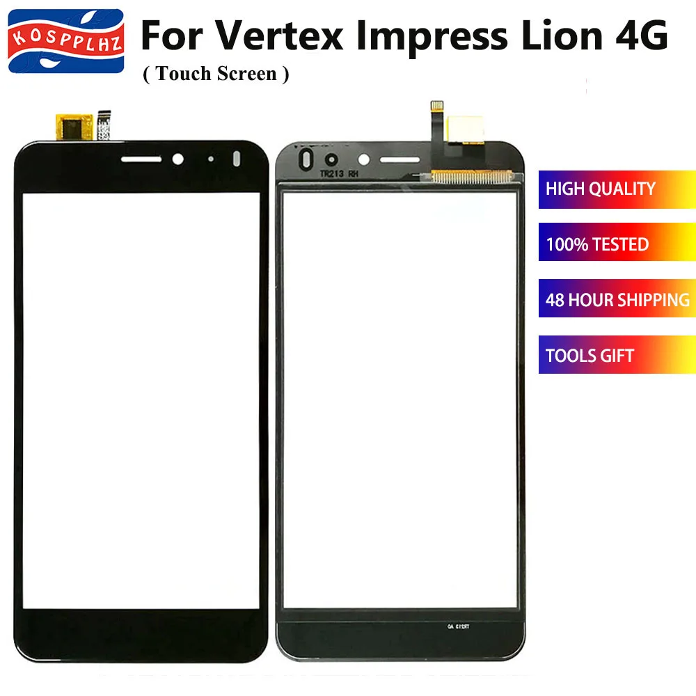 Оригинальное Переднее стекло KOSPPLHZ для Vertex Impress Lion 4G сенсорная панель сенсорного