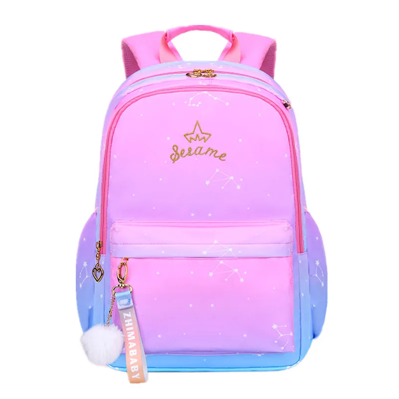 

Водонепроницаемые школьные ранцы для девочек, Детские рюкзаки для начальной принцессы, ортопедические школьные портфели