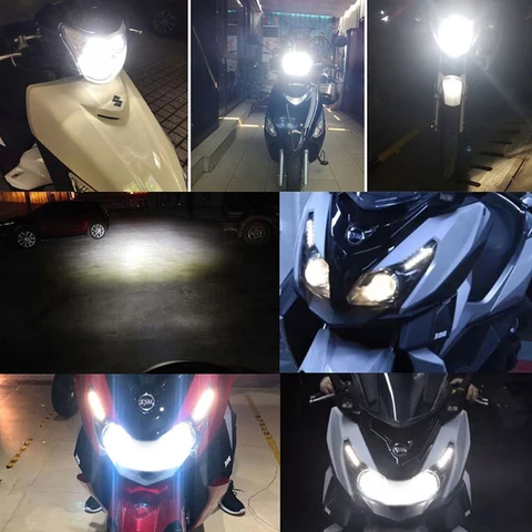 1 шт. H4 двигатель Led P15D H6M BA20D лампы 3030 чипы 24smd Мотоцикл головной светильник лампы дневного Туман светильник 6000K 12V супер яркий