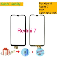 6 26 for xiaomi redmi 7 redmi7 touch screen digitizer touch panel sensor front outer glass redmi 7 touchscreen no lcd