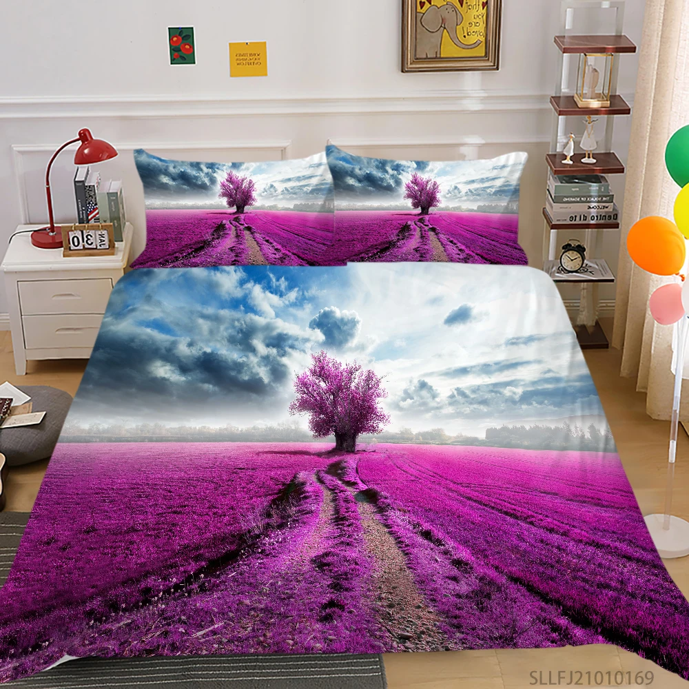 

3D Bedding Set Queen Duvet Cover Set Flowers Print Comforter Cover Set Girls Bedroom Decoration 2/3 Pcs Dropship
