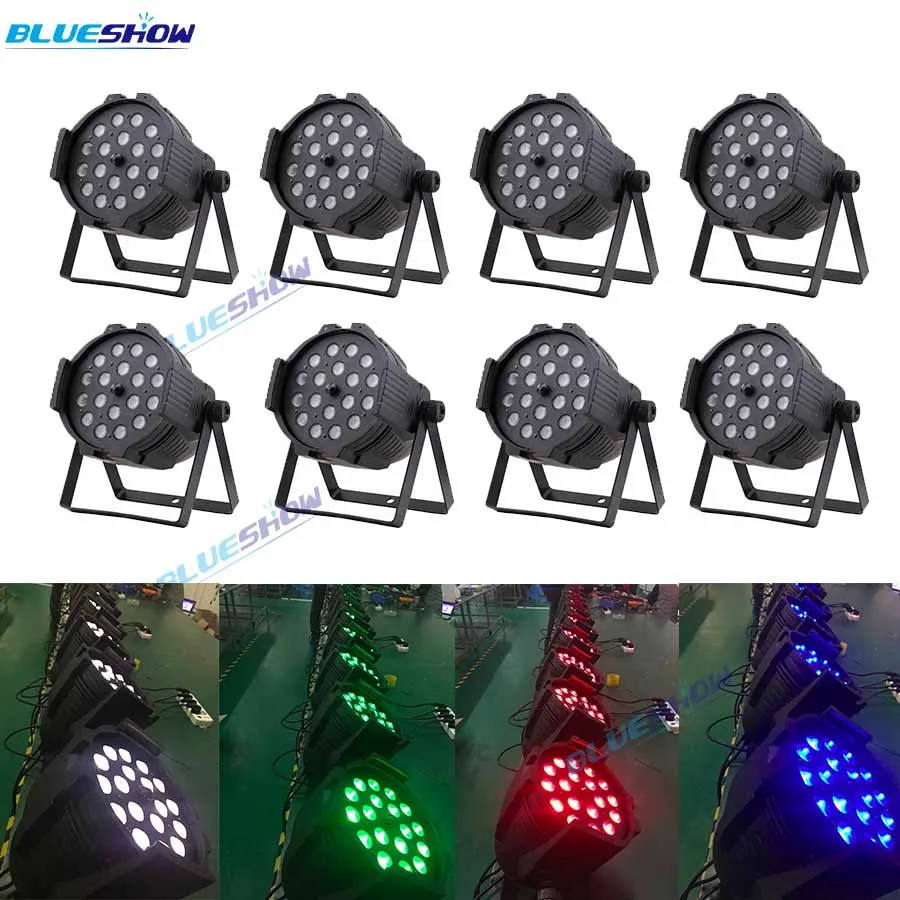 Беспошлинный светодиодный прожектор 8 шт./лот rgbw 18x10 Вт 4 в 1 18x12 RGBWA 5 zoom par light 18x15 RGBWAUV