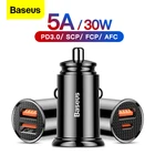 Зарядное устройство Baseus автомобильное с USB-портами и поддержкой быстрой зарядки, 30 Вт