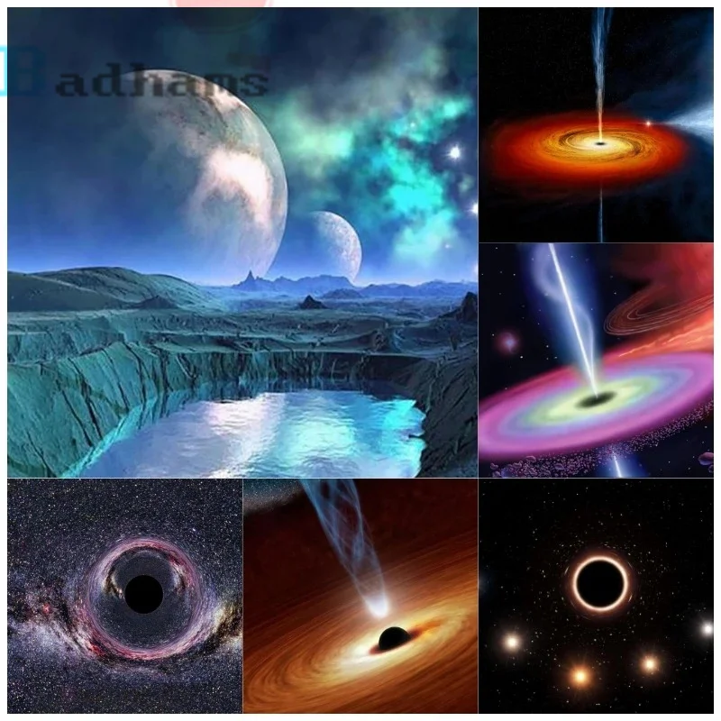 

Алмазная живопись, стразы, галактика, космос, небо, пейзаж, вышивка крестиком 5D, сделай сам, Полная паста, мозаика для гостиной, домашний деко...