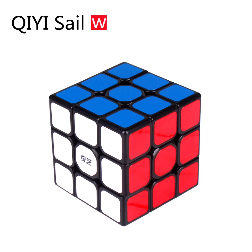 

QiYi Sail W 3x3 волшебный куб QiYi 3x3x3 волшебная игрушка для детей профессиональная скоростная головоломка кубики Монтессори развивающая игрушка д...